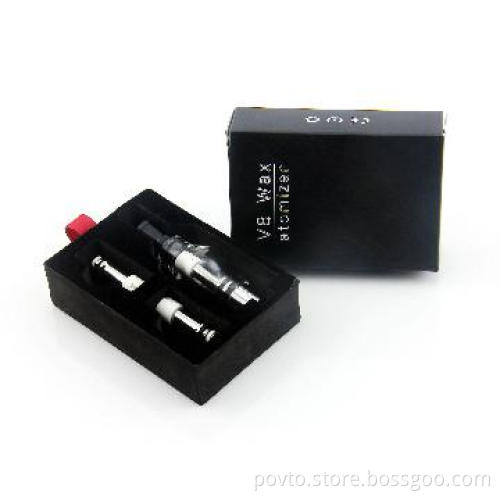 2013 Newest  v8 wax vaporizer glass dome atomizer